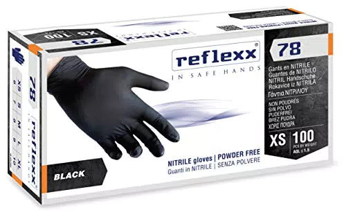 REFLEXX R78 / M Guanti senza nitrili in polvere, M, 100 pezzi