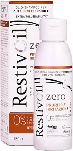 RestivOil Zero Shampoo Anti Prurito e Irritazione per Capelli Olio Fisiologico Delicato ad Azione Detergente