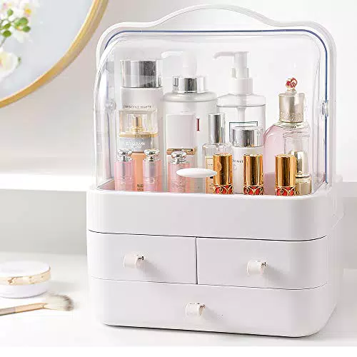 RMAN Organizer per Cosmetici, Porta Trucchi, Organizzatore di Trucco Grande Capacità