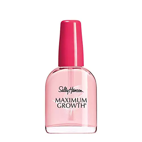 Sally Hansen Maximum Growth, Smalto Trattamento Allungante e Rinforzante per Unghie Deboli
