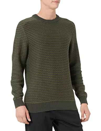 SELECTED HOMME Slhcoin LS Knit Crew Neck W Noos Maglione