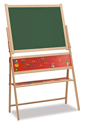 Simba 100002579 - Lavagna in Legno con Cavalletto, 40x67x110 cm