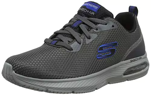 Skechers Dyna-Air Scarpe da Ginnastica, Uomo, Grigio