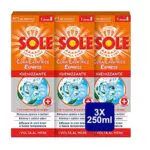 Sole Cura Lavatrice Express, 3 Flaconi da 250 ml di Cura Lavatrice Igienizzante