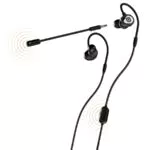SteelSeries Tusq - Cuffie da gioco mobili in-ear - Doppio microfono con microfono a braccio staccabile - Auricolari dal design ergonomico con sospensione - Per dispositivi mobili