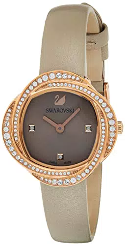 Swarovski Orologio Crystal Flower, Cinturino in Pelle