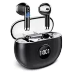 taopodo Cuffie Bluetooth, Auricolari Bluetooth 5.3 con bassi profondi