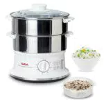 Tefal Vc1451 Vaporiera Convenient Series Inox, Timer Con Spegnimento Automatico