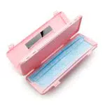 TIANLIN Custodia per mascherine, Organizer in Plastica Rosa
