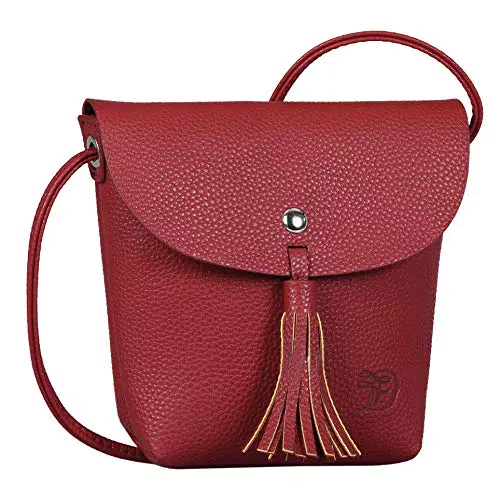 TOM TAILOR Denim Ida, Borsa a Spalla Donna, Rosso, S