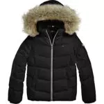 Tommy Hilfiger Essential Down Jacket Giacca, Black, 24 Mesi Bambina