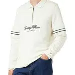 Tommy Hilfiger Felpa Popover Tipo Misto Pullover, Ivory