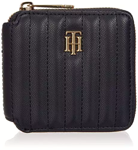 Tommy Hilfiger TH Timeless Med Trapuntato, Accessori da Viaggio-Portafoglio bi-Fold Donna