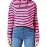 Tommy Jeans Dw0dw13571 Felpa, Pink Alert/Multi