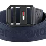 Tommy Jeans Tjm Elevated Webbing 3.5 Cintura, Twilight Navy