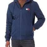 Tommy Jeans Tjm Giacca in Pile Foderata Imbottite, Twilight Navy