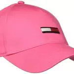 Tommy Jeans Tjw Flag cap Coperchio, Pink, Taglia Unica Donna