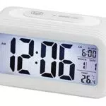 Trevi SLD 3068 S Orologio Termometro Digitale con Sveglia, Funzione Snooze, Bianco