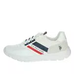 U.S. POLO ASSN. GARY125, Scarpe con Lacci Uomo, WHI