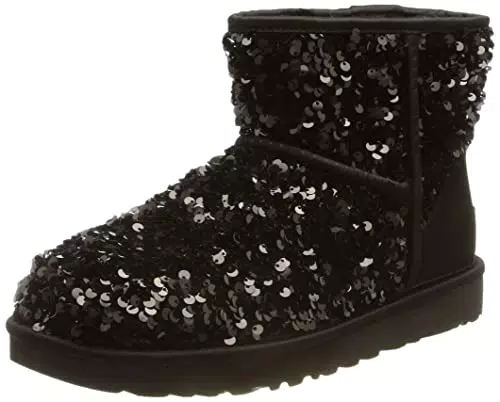 UGG Classic Mini Chunky Sequin, Stivale Classico Donna