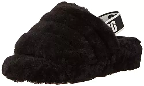 UGG Fluff Yeah Slide, Ciabatte, Donna, Nero