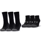 Under Armour UA Heatgear Crew, Calzini Unisex, Nero