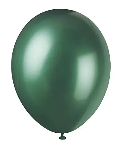 Unique- Palloncini in Lattice, Evergreen, 30 cm, 80084
