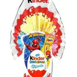 Uovo di Pasqua Kinder GranSorpresa Gigante, uovo di cioccolato finissimo al latte con sorpresa Spiderman