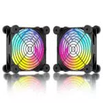 upHere Ventilatore USB 80 mm Silenziatore Fan 5 V Ventola di Raffreddamento per PC/Xbox / Playstation/TV Box