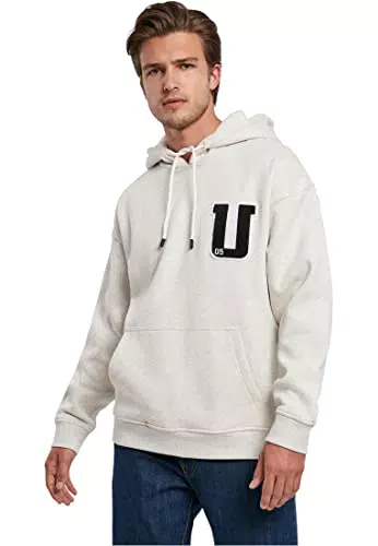 Urban Classics Oversized Frottee Patch Hoody Felpa con Cappuccio