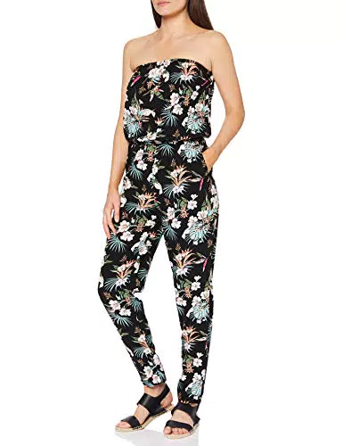 Urban Classics Tuta monopezzo da donna in viscosa, Tuta Monopezzo