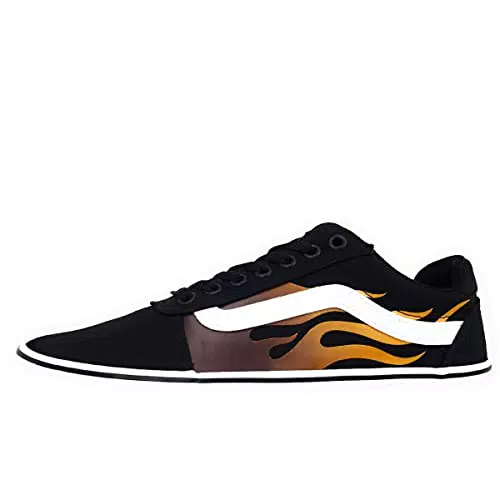 Vans Ward Deluxe, Sneaker, Uomo, Faded Flame Black/White