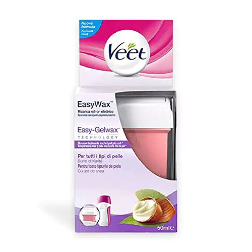 Veet Ricarica Depilatoria Roll-On Gambe e Braccia, 50ml