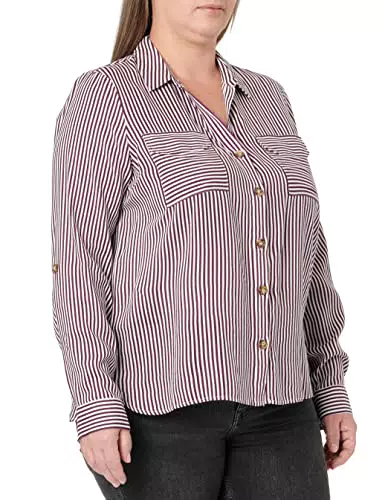 Vero Moda Vmbumpy-Maglietta New Noos, Taglia L/S Camicia da Donna