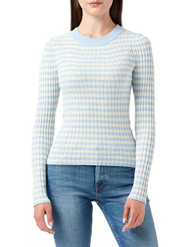 Vero Moda Vmkiki LS O-Neck Rib Blouse Ga Noos Maglione