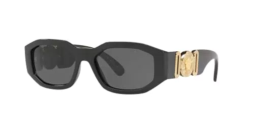 Versace 0VE4361 Occhiali da Sole, Nero, 53 Unisex-Adulto