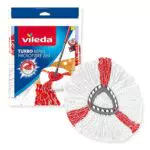 Vileda Turbo 2in1 fiocco ricambio, confezione da 1, adatto ai sistemi Turbo e Turbo Smart