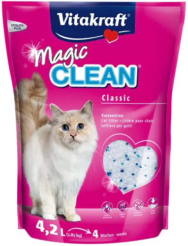 Vitakraft - Lettiera per gatti Magic Clean 15525, per 4 settimane