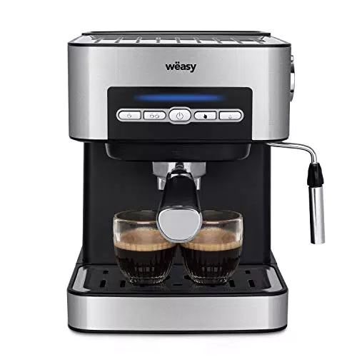 Wëasy KFX32 Macchina da Caffe Automatico, 850 W, 1.6 Litri, acciaio - argento