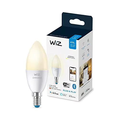 WiZ WiZ Lampadina Smart LED, Luce Bianca Calda Dimmerabile