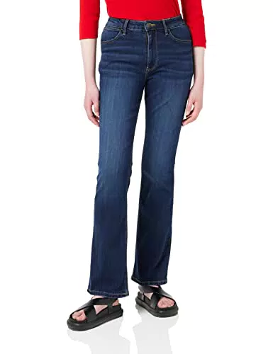 Wrangler Bootcut Jeans, Blu, Donna