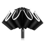 XIXVON Ombrello Pro, 99% Protezione UV UPF 50+, Striscia Di Sicurezza Riflettente