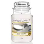 Yankee Candle Candela profumata in giara grande, Baby Powder