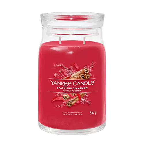 Yankee Candle Signature candela profumata, Cannella Frizzante in giara grande