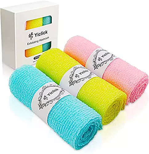Yiclick Asciugamano esfoliante, panno per il bagno esfoliante giapponese per esfoliazione del corpo