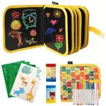 Yuragim Portatile da Disegno per Bambini, Libro da Colorare Cancellabile per Bambini