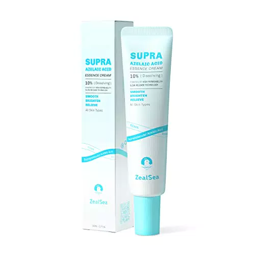 ZealSea 10% Azelaic Acid Crema viso Acne Acido Azelaico Crema viso Trattamento Spot per alleviare il rossore del viso