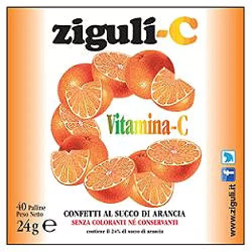 Ziguli-C Vitamina C, Arancia, 24g
