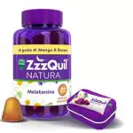 Melatonina, ZzzQuil Natura, Melatonina Per Dormire, Integratore con Melatonina pura ed Estratti Di Valeriana
