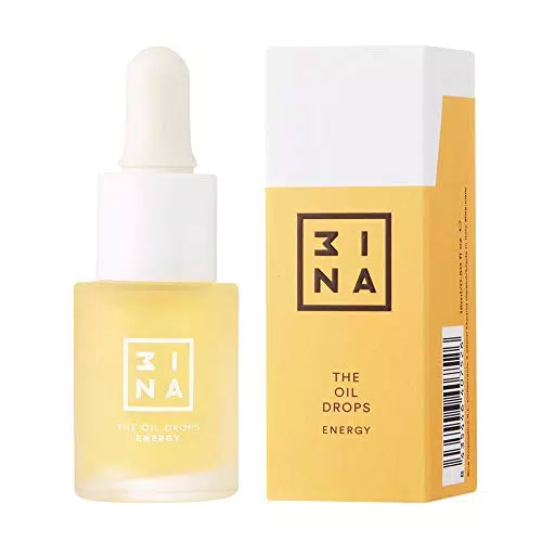 3INA MAKEUP - Olio Rivitalizzante ed energizzante, Idratante con  Estratto di zenzero, Oli di jojoba e mirtillo rosso per Pelle secca